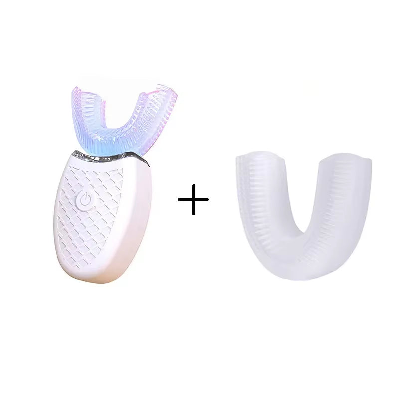 U Shape Degrees Intelligent Electric Toothbrush Sonic Automatic Tooth Brush 360 Degree Cleaning USB Charge Waterproof Toothbrush
