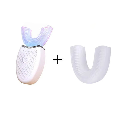 U Shape Degrees Intelligent Electric Toothbrush Sonic Automatic Tooth Brush 360 Degree Cleaning USB Charge Waterproof Toothbrush